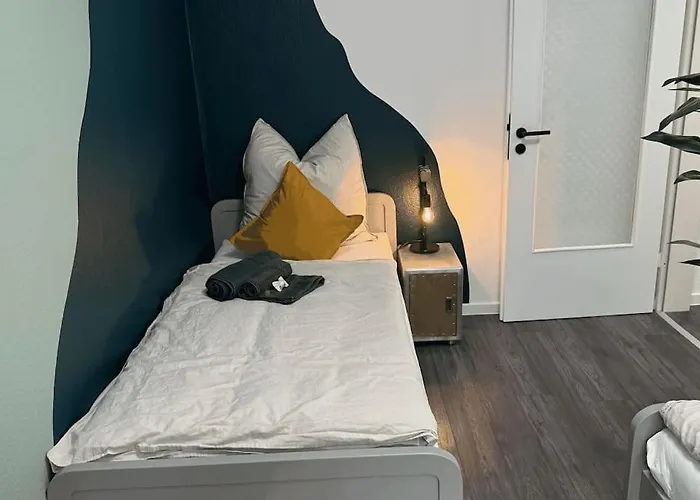 アパート Geraeumiges Mit Xxl Leinwand I Parkplatz I Wifi ボーフム